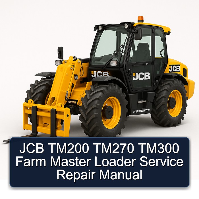 JCB TM200 TM270 TM300 Farm Master Loader Service Repair Manual 