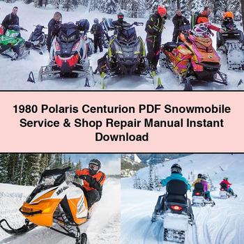 1980 Polaris Centurion Snowmobile Manual de servicio y reparación