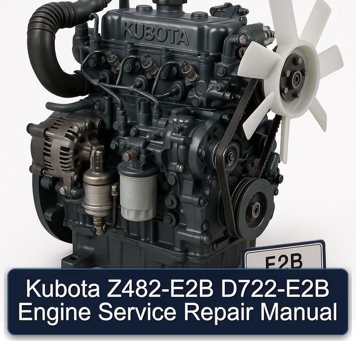 Manual de Servicio y Reparación del Motor Kubota Z482-E2B D722-E2B