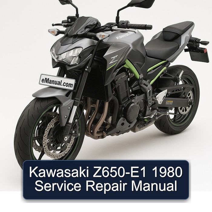 Kawasaki Z650-E1 1980 Service Repair Manual