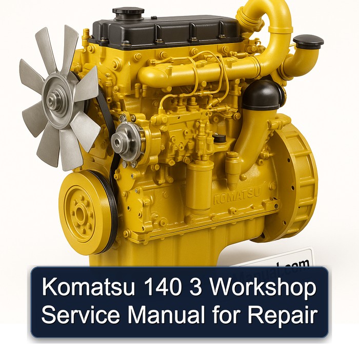 Komatsu 140 3 Workshop Service Manual for Repair 