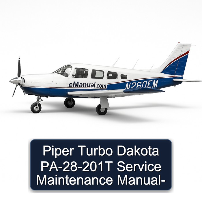 Piper Turbo Dakota PA-28-201T Service Maintenance Manual-