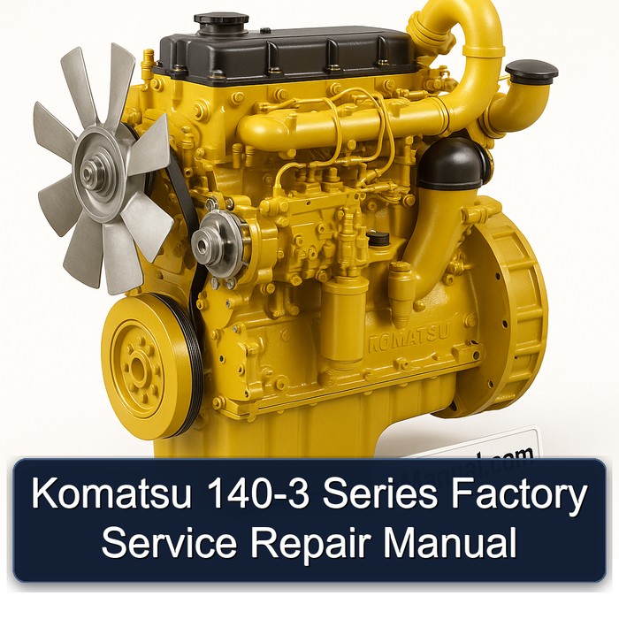 Komatsu 140-3 Series Factory Manual de servicio y reparación