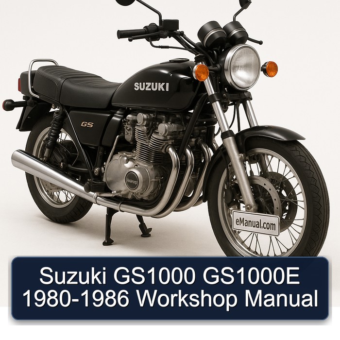 Suzuki GS1000 GS1000E 1980-1986 Workshop Manual