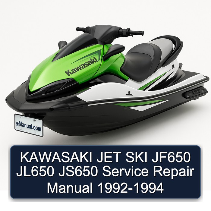 KAWASAKI JET SKI JF650 JL650 JS650 Manual de servicio y reparación 1992-1994