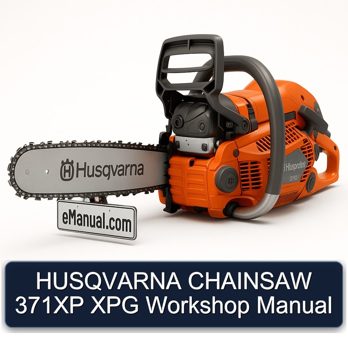 HUSQVARNA CHAINSAW 371XP XPG Workshop Manual