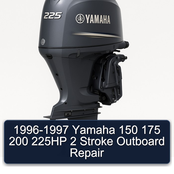 1996-1997 Yamaha 150 175 200 225HP 2 Stroke Outboard Repair