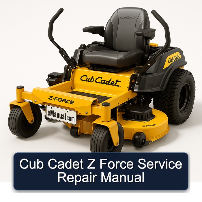 Cub Cadet Z Force Service Repair Manual