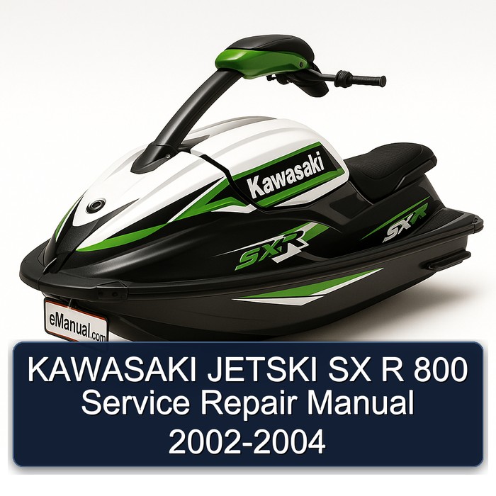 KAWASAKI JETSKI SX R 800 Service Repair Manual 2002-2004