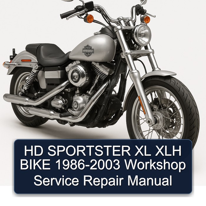 HD SPORTSTER XL XLH BIKE 1986-2003 Workshop Manual de servicio y reparación