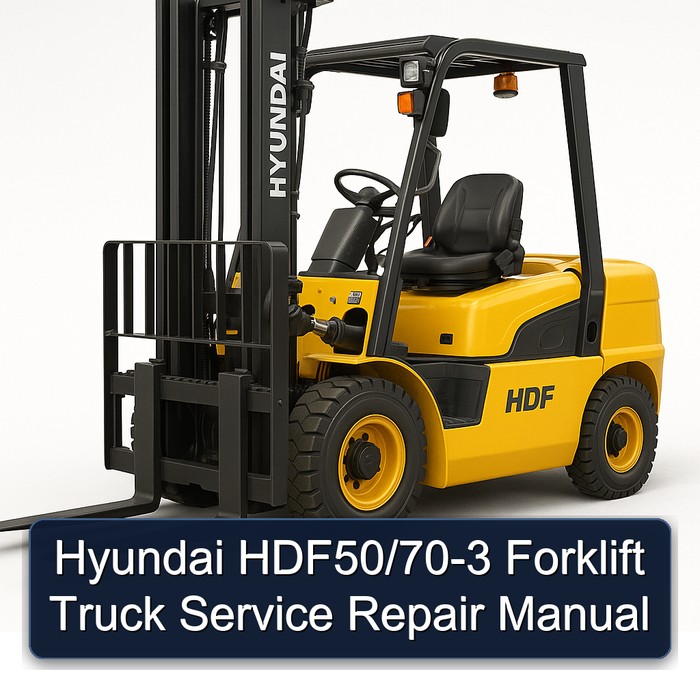 Hyundai HDF50/70-3 Forklift Truck Manual de servicio y reparación
