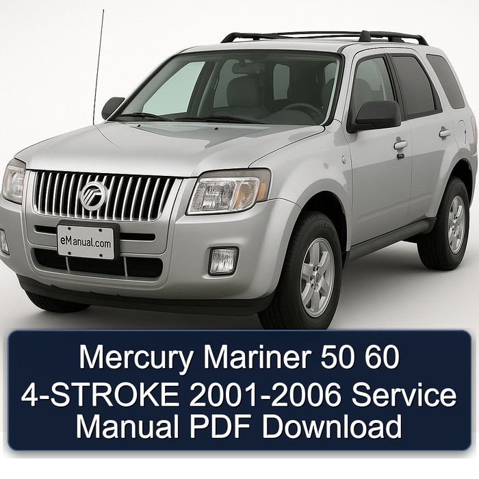 2001 Mercury Mariner 50 60 4-Stroke Workshop Service Repair Manual PDF Download
