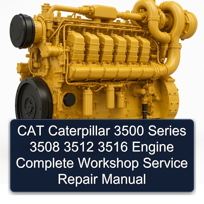Manual de Taller Completo para Motores Caterpillar Serie 3500 (3508, 3512, 3516)