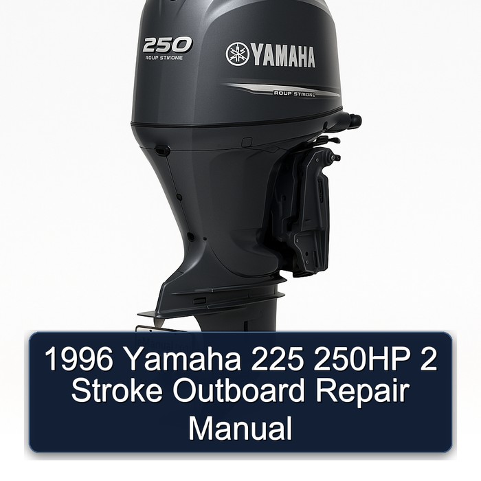 1996 Yamaha 225 250HP 2 Stroke Outboard Repair Manual