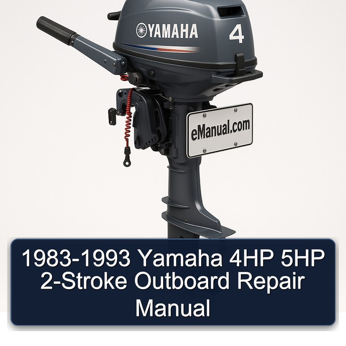 1983-1993 Yamaha 4HP 5HP 2-Stroke Outboard Repair Manual