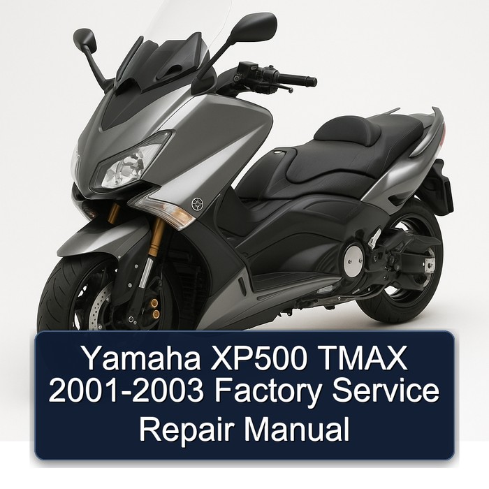 Yamaha XP500 TMAX 2001-2003 Factory Manual de servicio y reparación