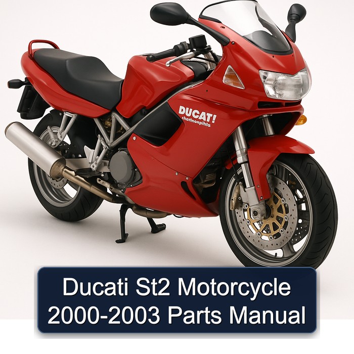 Ducati St2 Motorcycle 2000-2003 Parts Manual