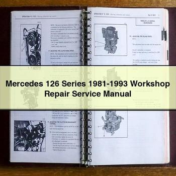 Mercedes 126 Series 1981-1993 Workshop Repair Service Manual 