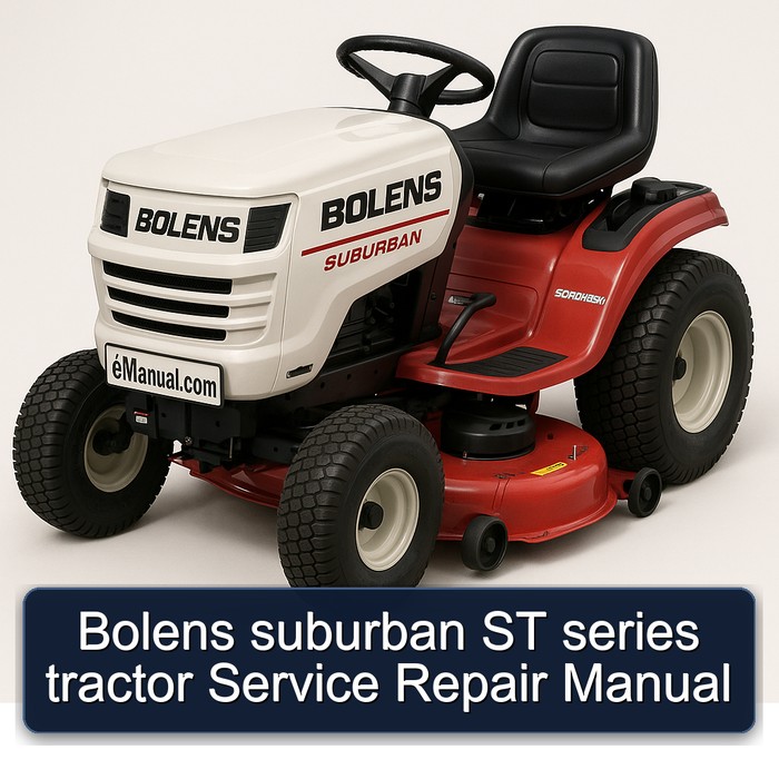 Manual de Servicio y Reparación para Tractores Bolens Suburban Serie ST