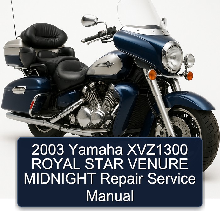Yamaha XVZ1300 Royal Star Venure Midnight Workshop Service Repair Manual PDF Download