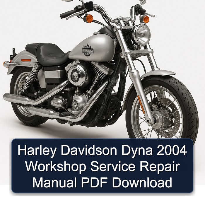 Harley Davidson Dyna 2004 Workshop Manual de servicio y reparación PDF Download