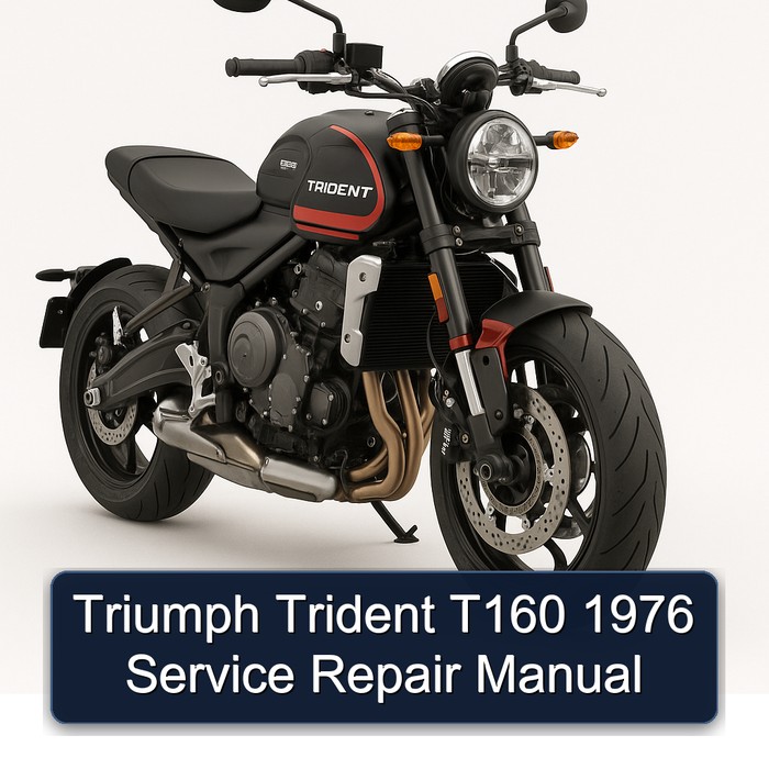 Triumph Trident T160 1976 Service Repair Manual
