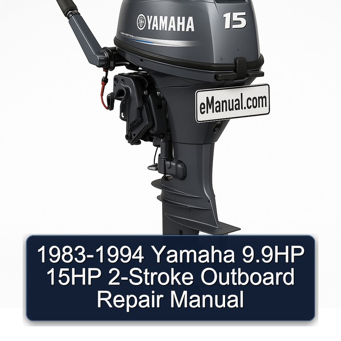 1983-1994 Yamaha 9.9HP 15HP 2-Stroke Outboard Repair Manual