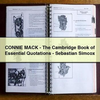 Connie Mack-the Cambridge Book of Essential Quotations-Sebastian Simcox PDF Download