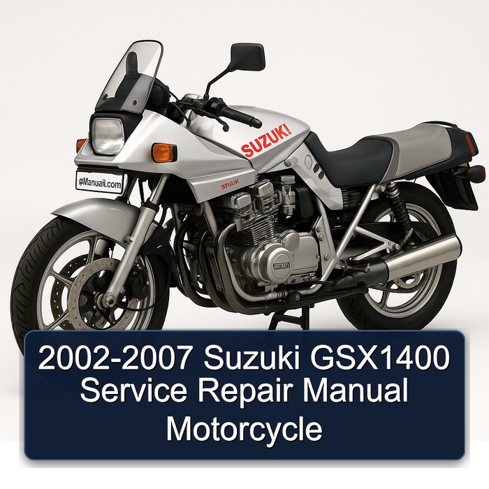 2002-2007 Suzuki GSX1400 Manual de servicio y reparación Motorcycle