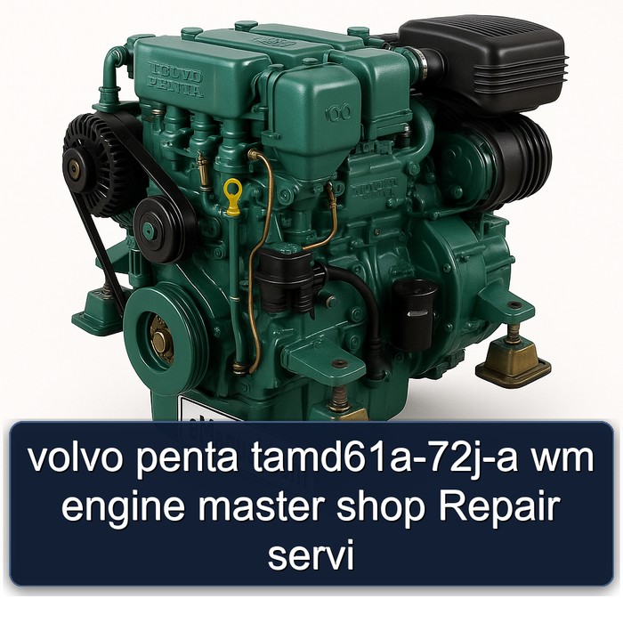 volvo penta tamd61a-72j-a wm engine master shop Repair servi
