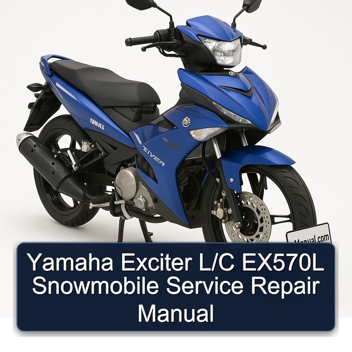 Yamaha Exciter L/C EX570L Snowmobile Workshop Service Repair Manual PDF Download