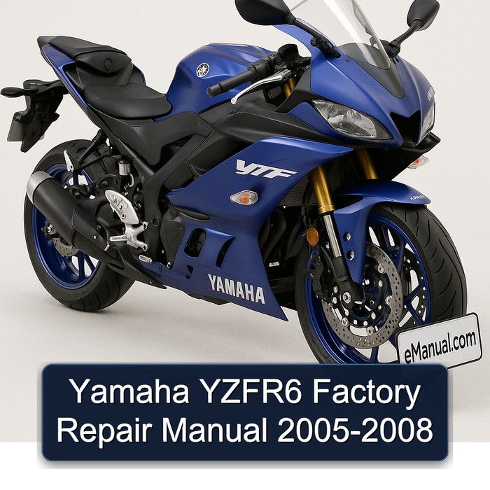 Yamaha YZFR6 Factory Repair Manual 2005-2008