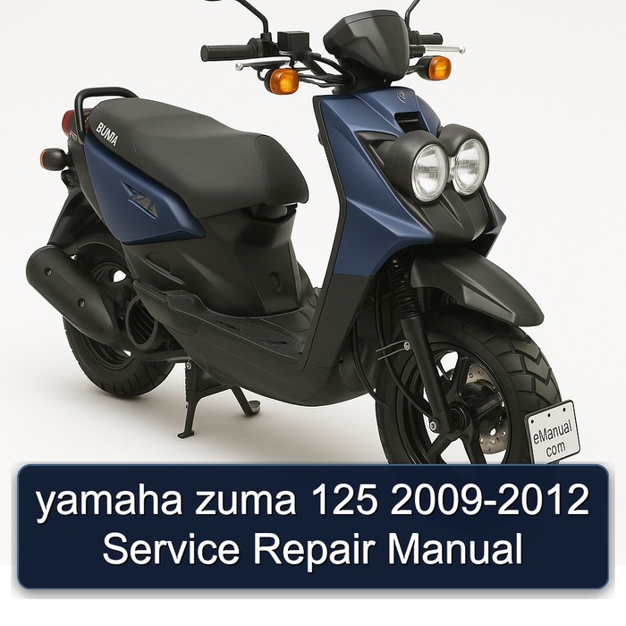 yamaha zuma 125 2009-2012 Service Repair Manual 