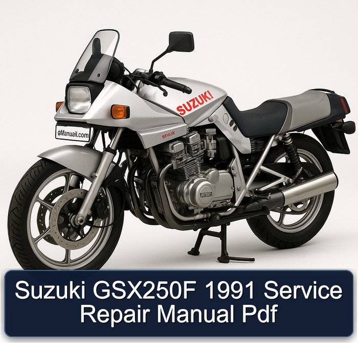 Suzuki GSX250F 1991 Manual de servicio y reparación Pdf