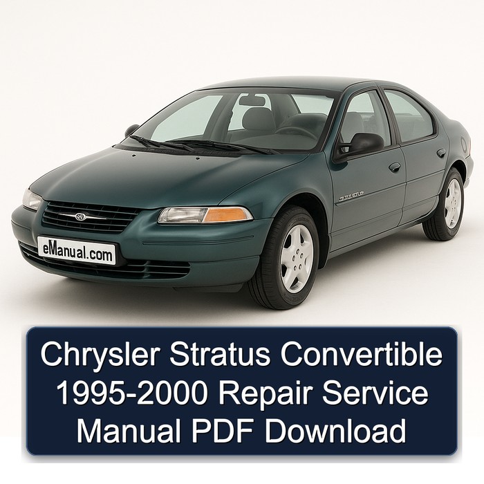 Chrysler Stratus Convertible 1995-2000 Repair Service Manual PDF Download