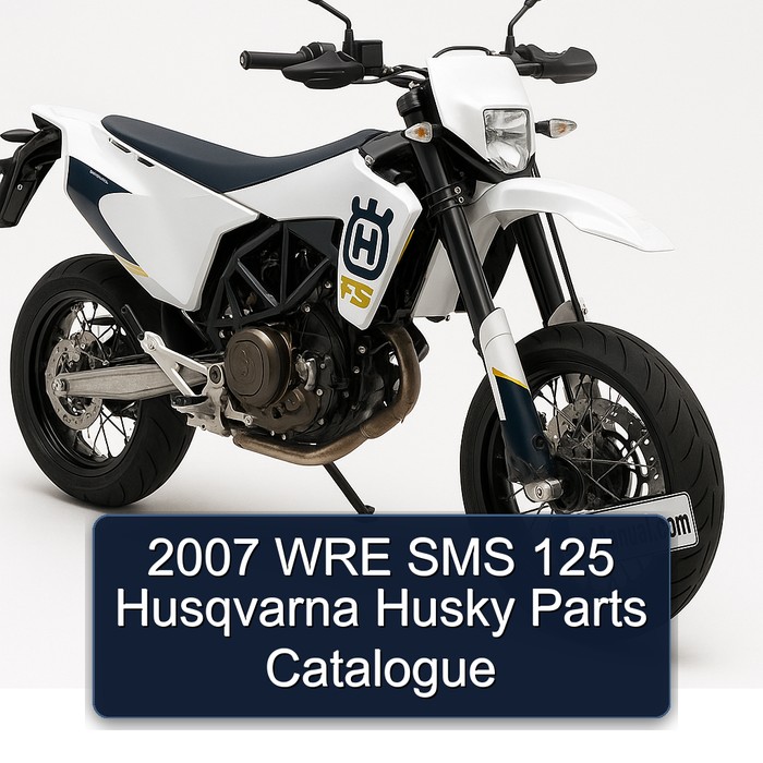 2007 WRE SMS 125 Husqvarna Husky Parts Catalogue