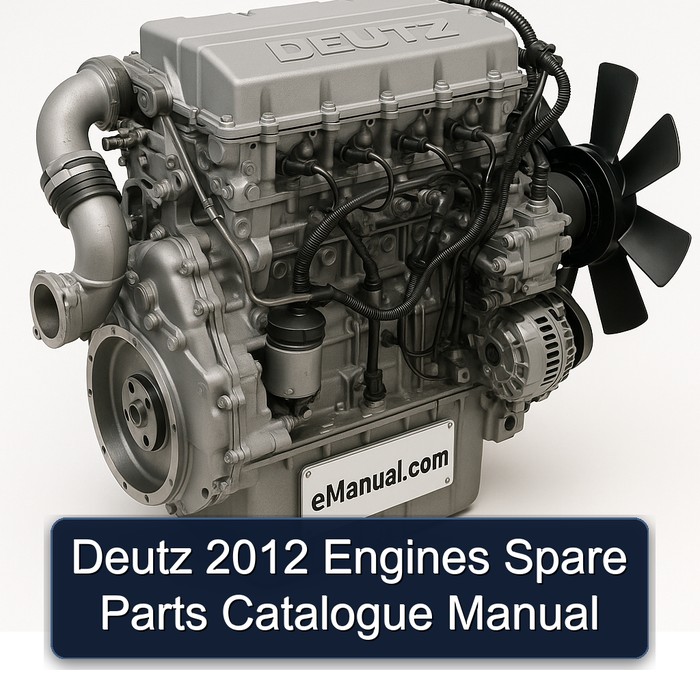 Catálogo de piezas de repuesto para motores Deutz 2012