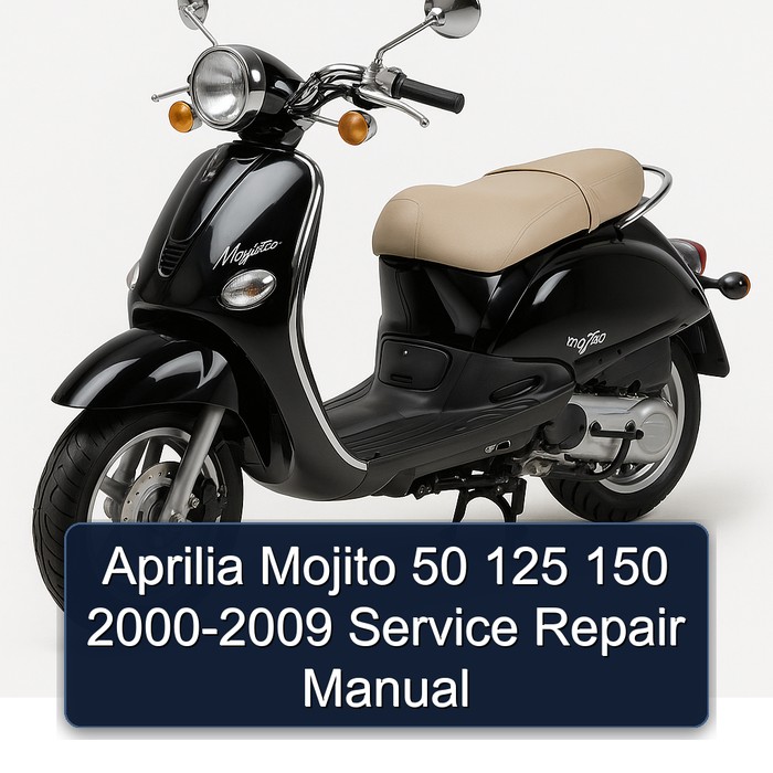 Aprilia Mojito 50 125 150 2000-2009 Manual de servicio y reparación