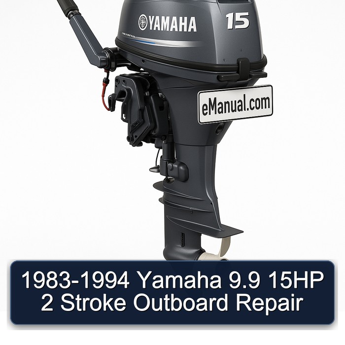 1983-1994 Yamaha 9.9 15HP 2 Stroke Outboard Repair