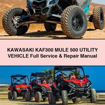 KAWASAKI KAF300 MULE 500 UTILITY VEHICLE Full Manual de servicio y reparación