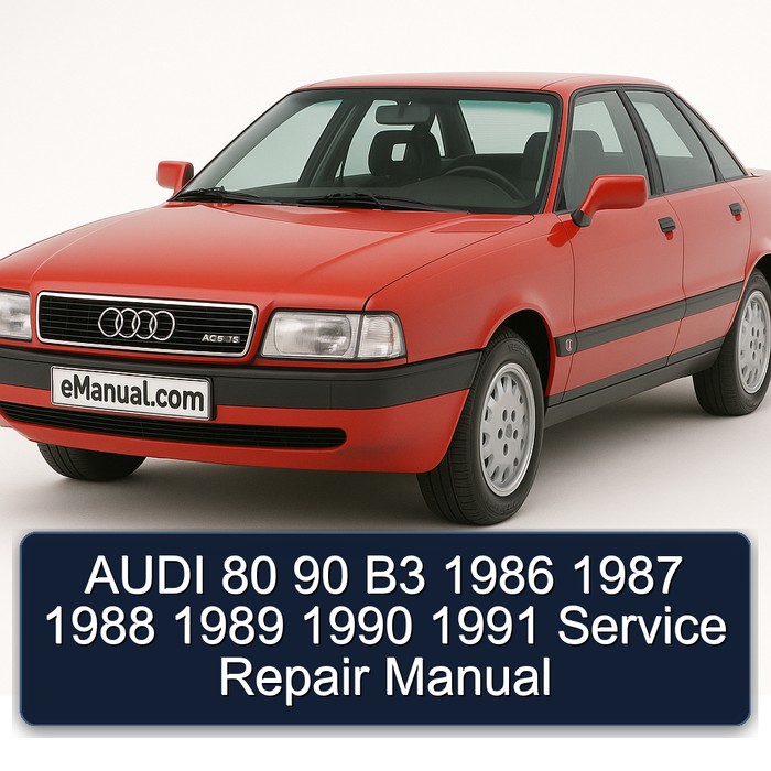 AUDI 80 90 B3 1986 1987 1988 1989 1990 1991 Manual de servicio y reparación