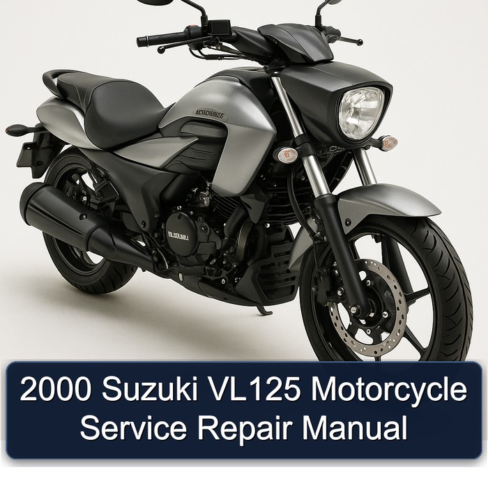 2000 Suzuki VL125 Motorcycle Manual de servicio y reparación