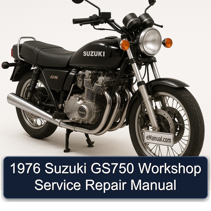 1976 Suzuki GS750 Workshop Manual de servicio y reparación