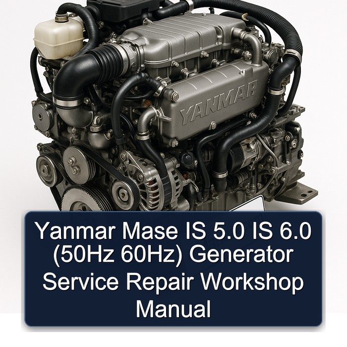 Manual de Servicio y Reparación del Generador Yanmar Mase IS 5.0 IS 6.0 (50Hz 60Hz)