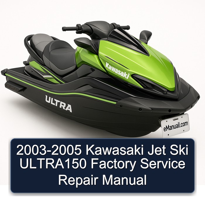 2003-2005 Kawasaki Jet Ski ULTRA150 Factory Manual de servicio y reparación