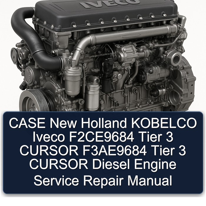 CASE New Holland KOBELCO Iveco F2CE9684 Tier 3 CURSOR F3AE9684 Tier 3 CURSOR Diesel Engine Service Repair Manual 