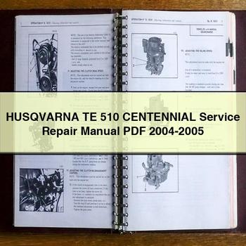 2005 Husqvarna Te 510 Centennial Workshop Service Repair Manual PDF Download
