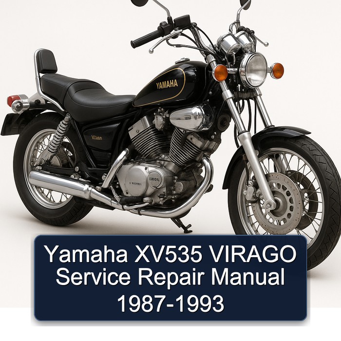 Yamaha XV535 VIRAGO Service Repair Manual 1987-1993 