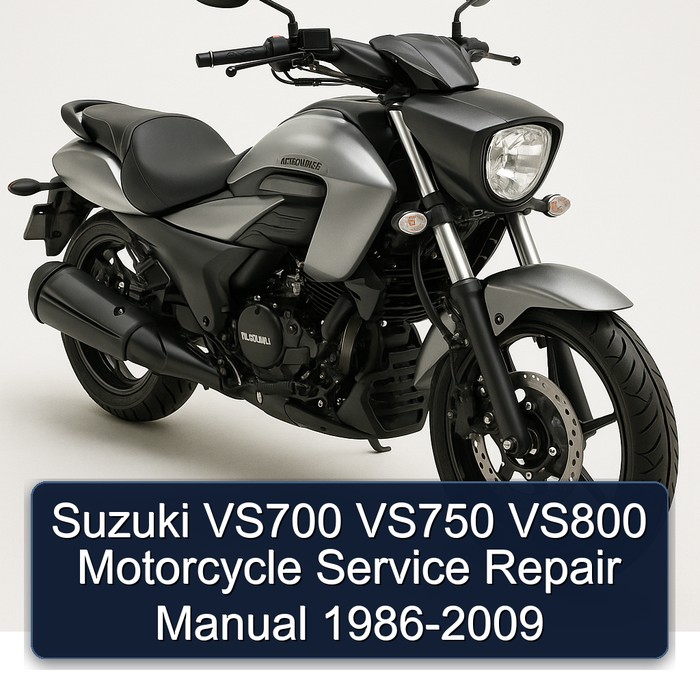 Suzuki VS700 VS750 VS800 Motorcycle Manual de servicio y reparación 1986-2009