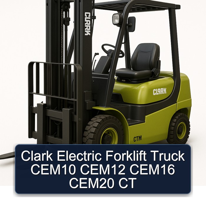 Clark Electric Forklift Truck CEM10 CEM12 CEM16 CEM20 CT